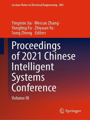 cover image of Proceedings of 2021 Chinese Intelligent Systems Conference